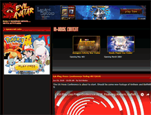 Tablet Screenshot of evilavatar.com